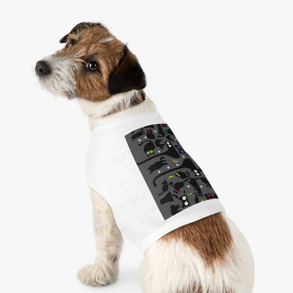Grey Wicked Whiskers Pet Tank Top