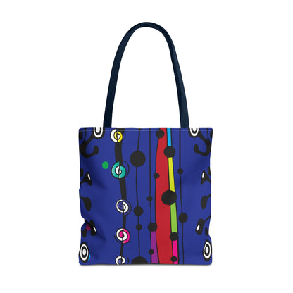 Blue Groove Tote Bag