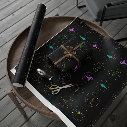 Circle trees Holiday Trees Wrapping Papers