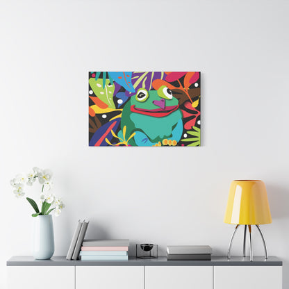 Frogalicous Matte Canvas, Stretched, 1.25"