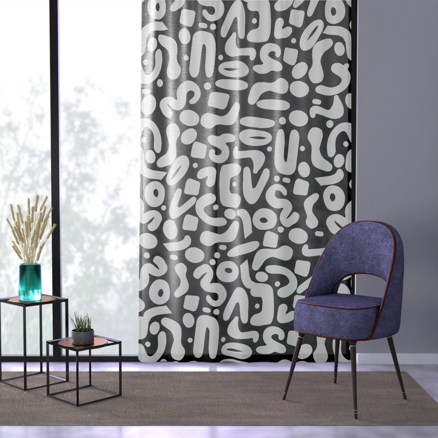 Optic Pop Window Curtain