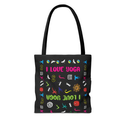 I Love Yoga Tote Bag