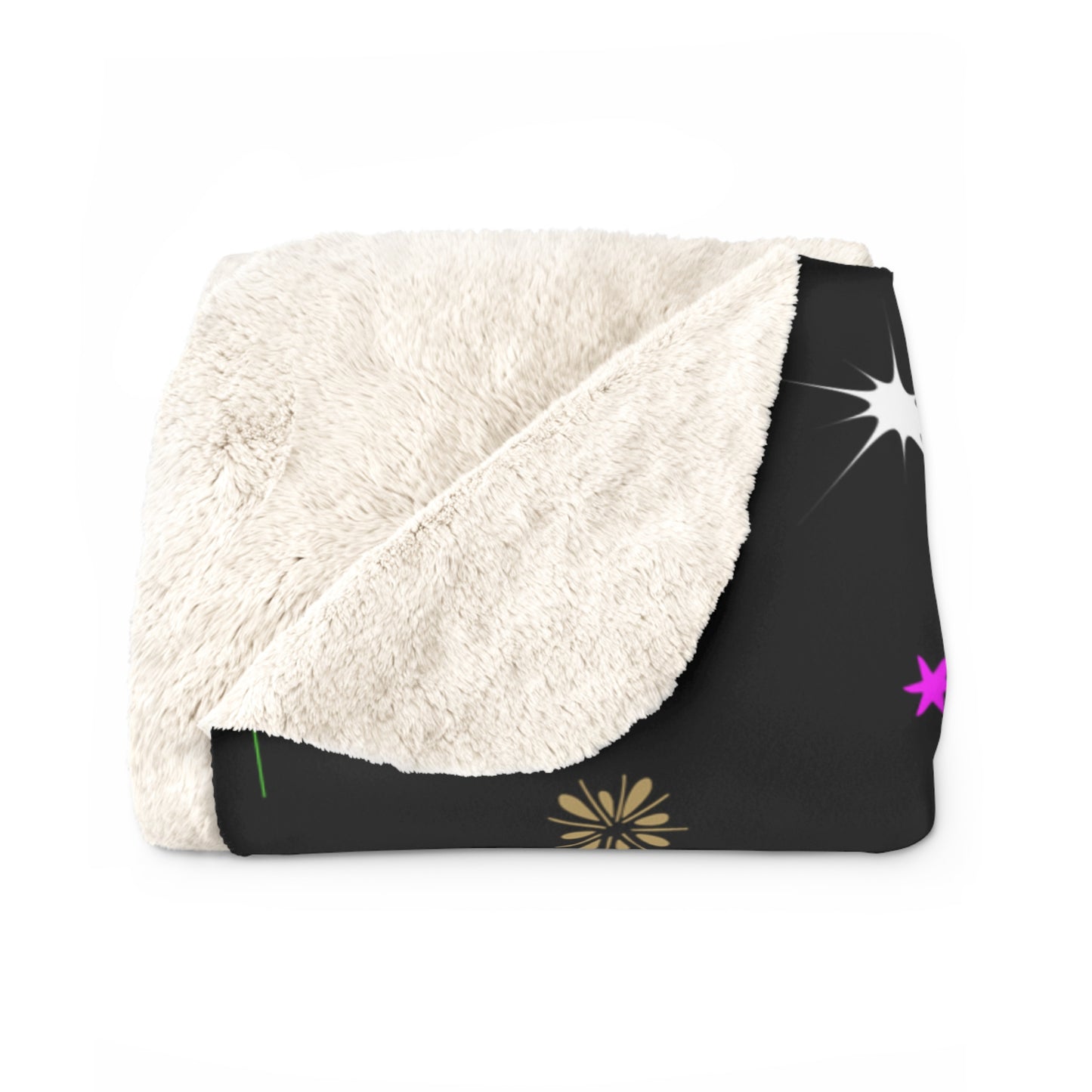 Holiday Trees Sherpa Fleece Blanket