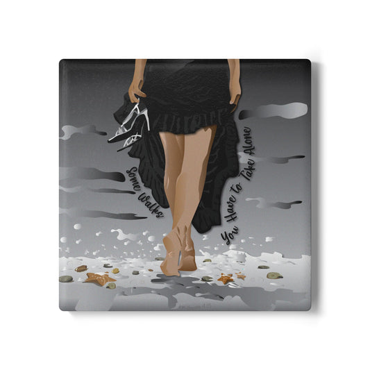 Some Walks Ceramic Coaster