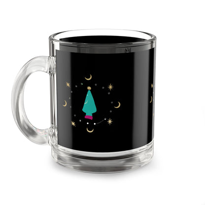 Holiday Trees Glass Mug, 10oz