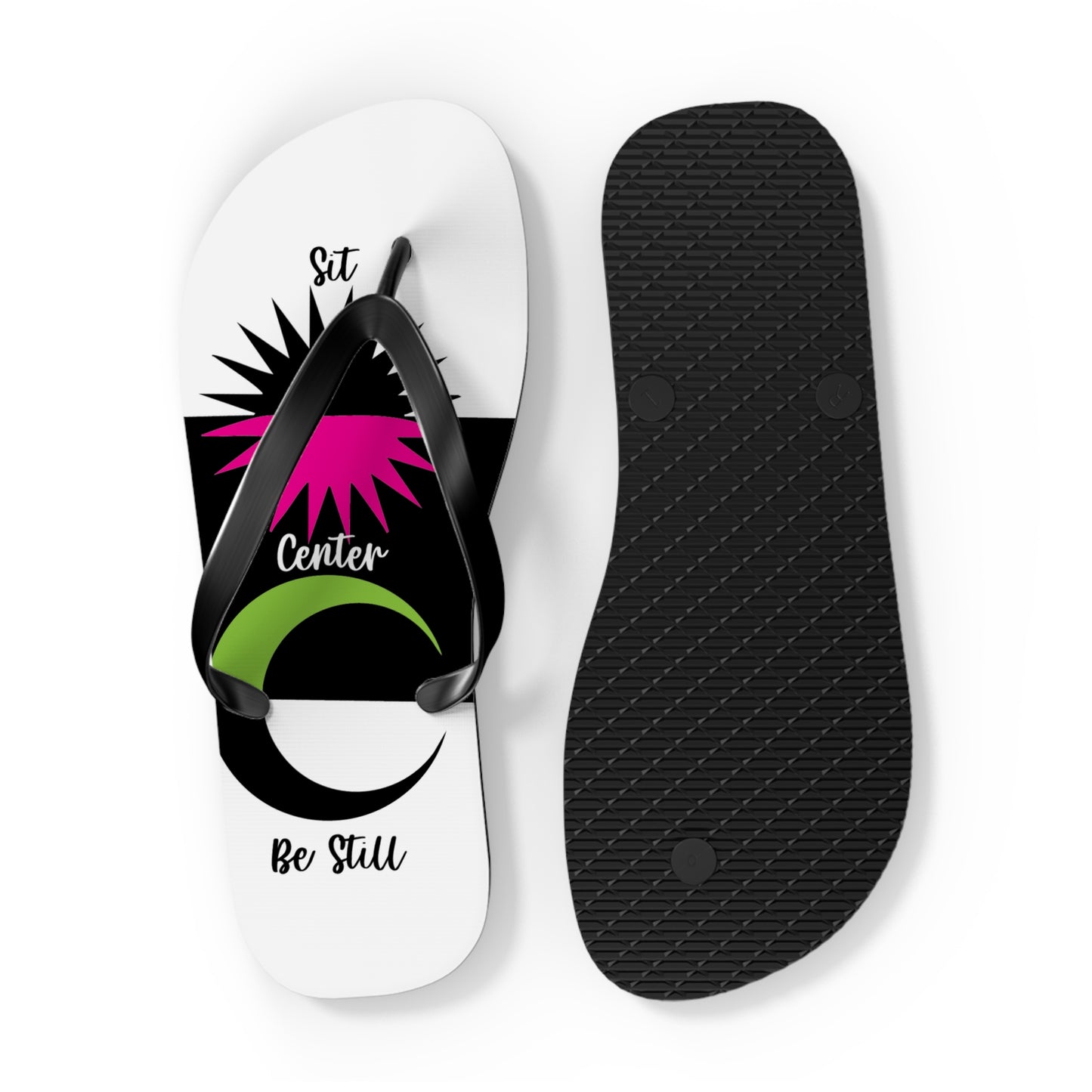 I Love Yoga Flip Flops