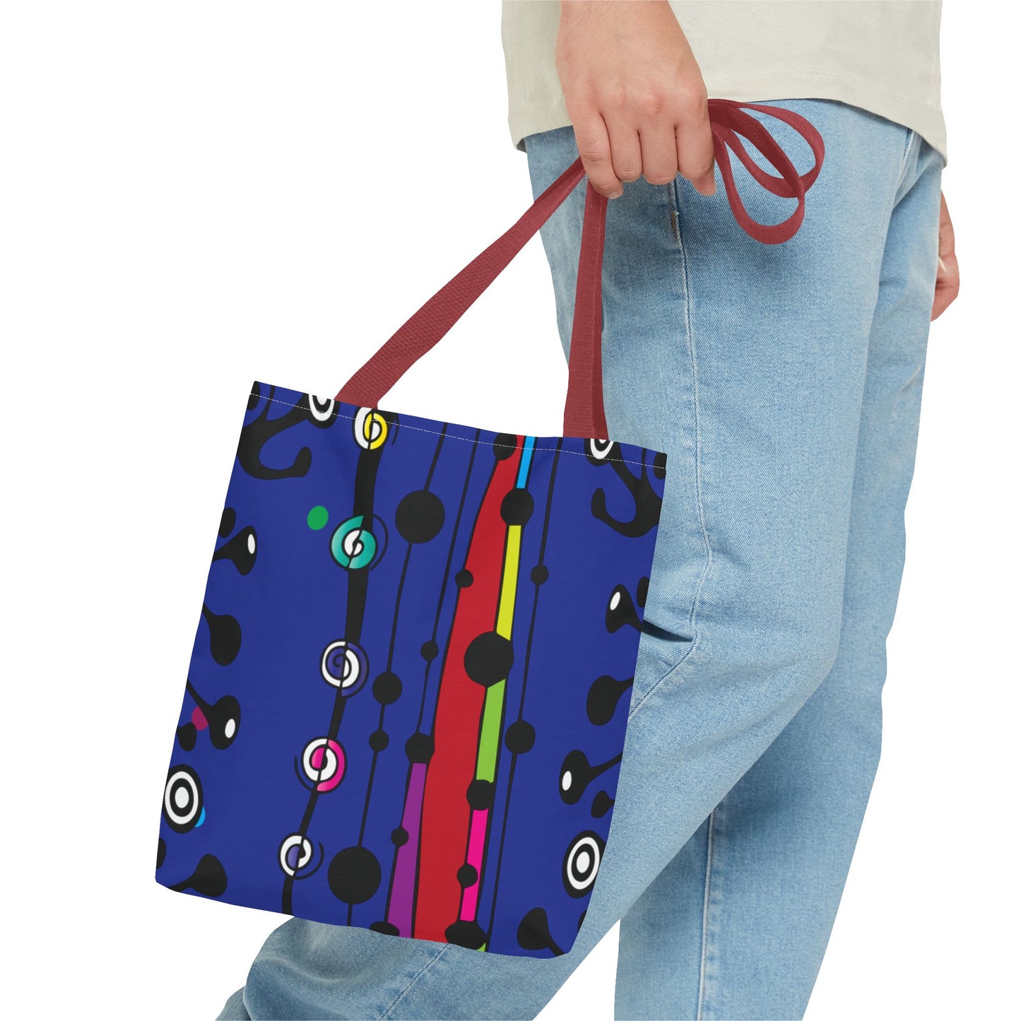 Blue Groove Tote Bag
