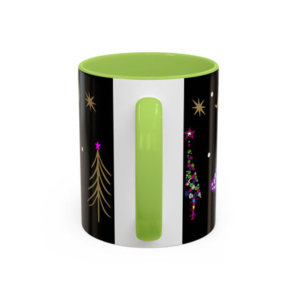 Many Colorful  Trees Accent Coffee Mug (11, 15oz)