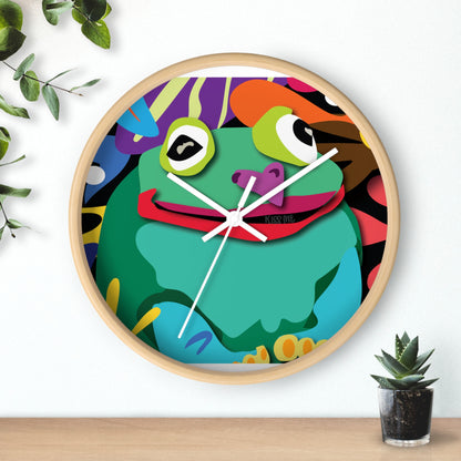 Frogolicious Wall Clock