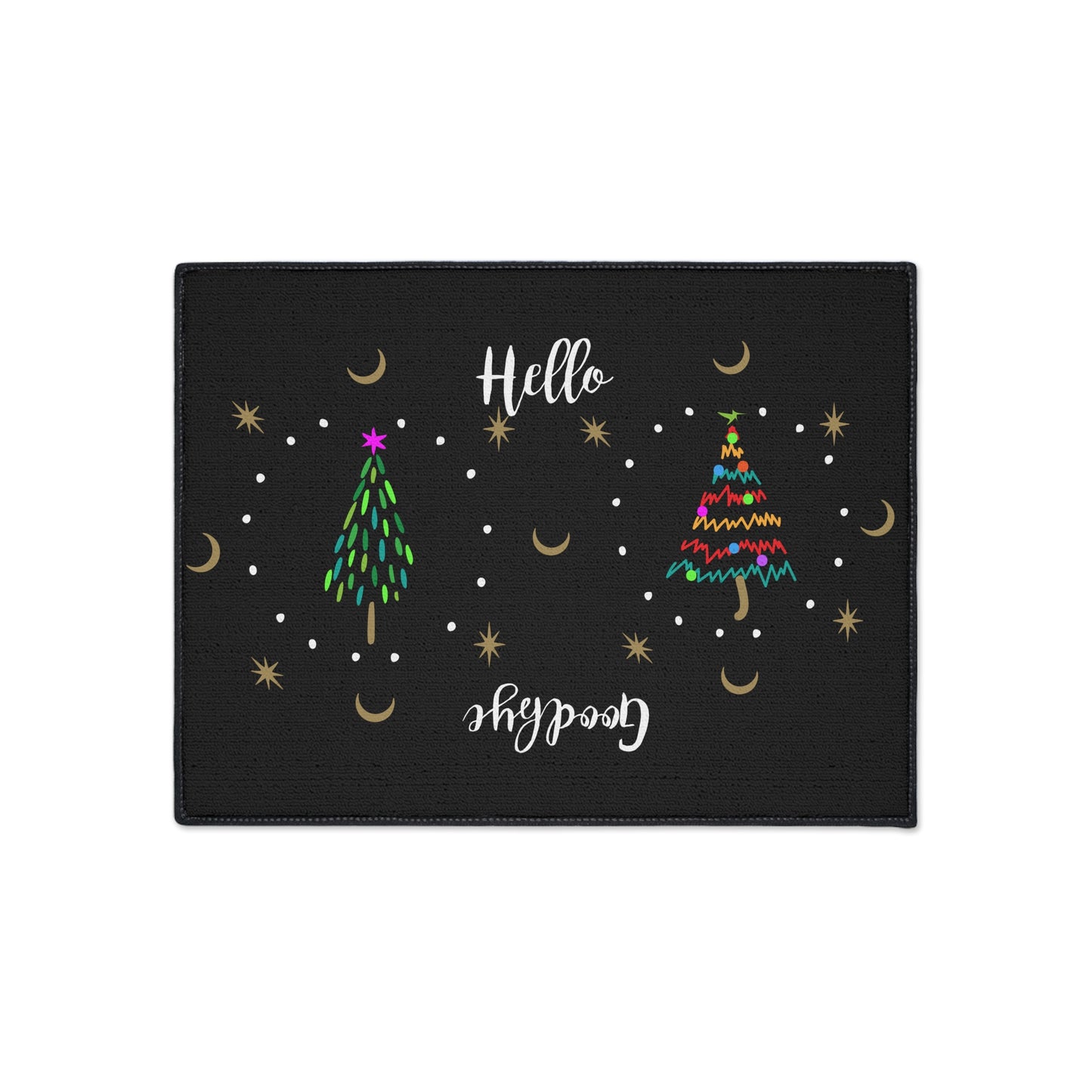 3 Trees Holiday Heavy Duty Floor Mat