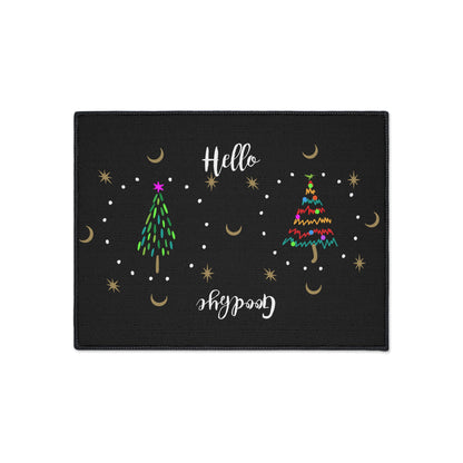 3 Trees Holiday Heavy Duty Floor Mat