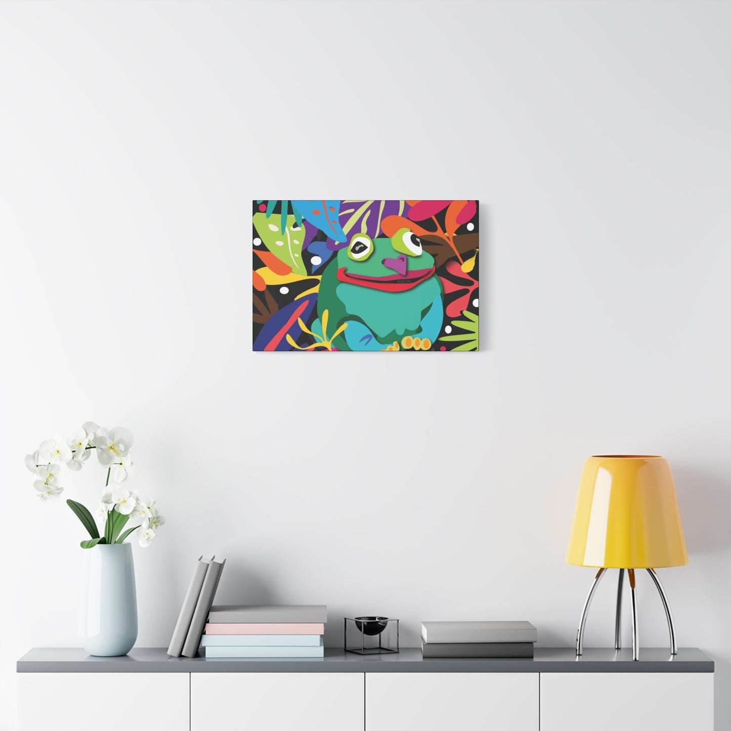 Frogalicous Matte Canvas, Stretched, 1.25"