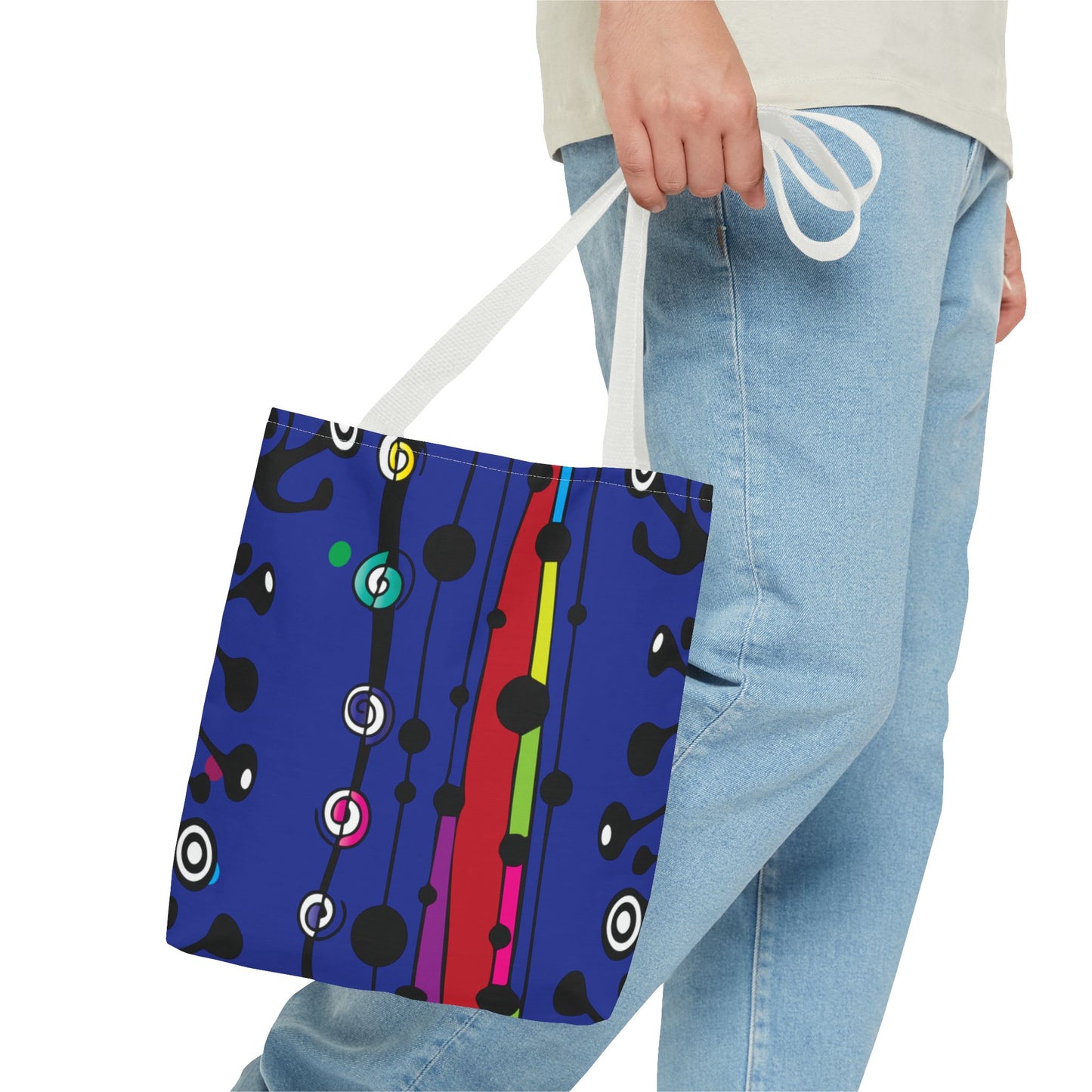 Blue Groove Tote Bag