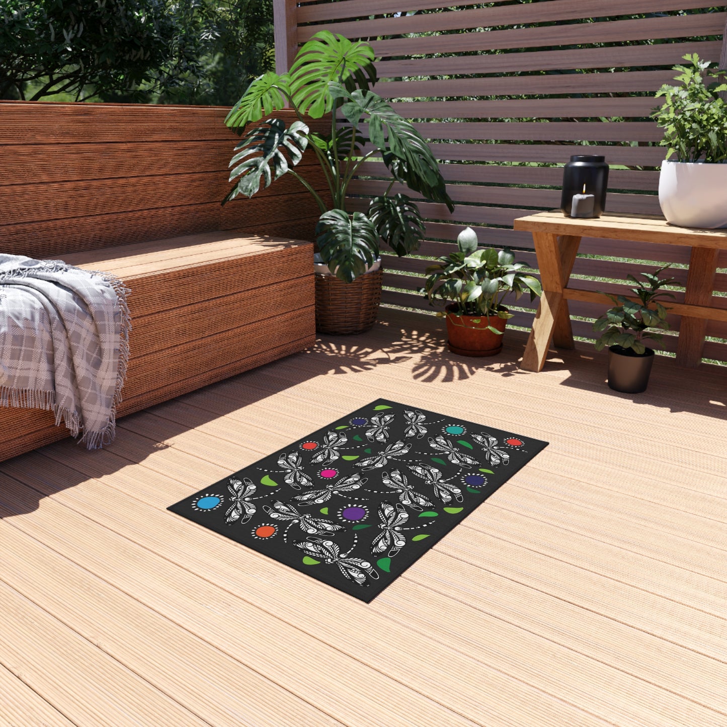 Dragon Fly Outdoor Rug