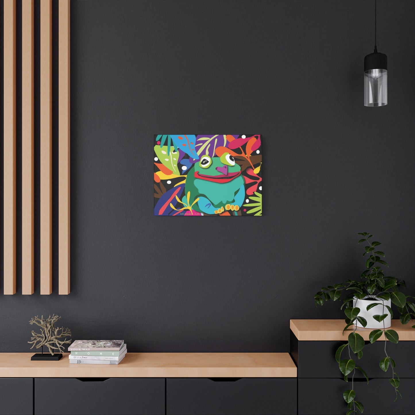Frogalicous Matte Canvas, Stretched, 1.25"