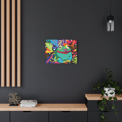 Frogalicous Matte Canvas, Stretched, 1.25"