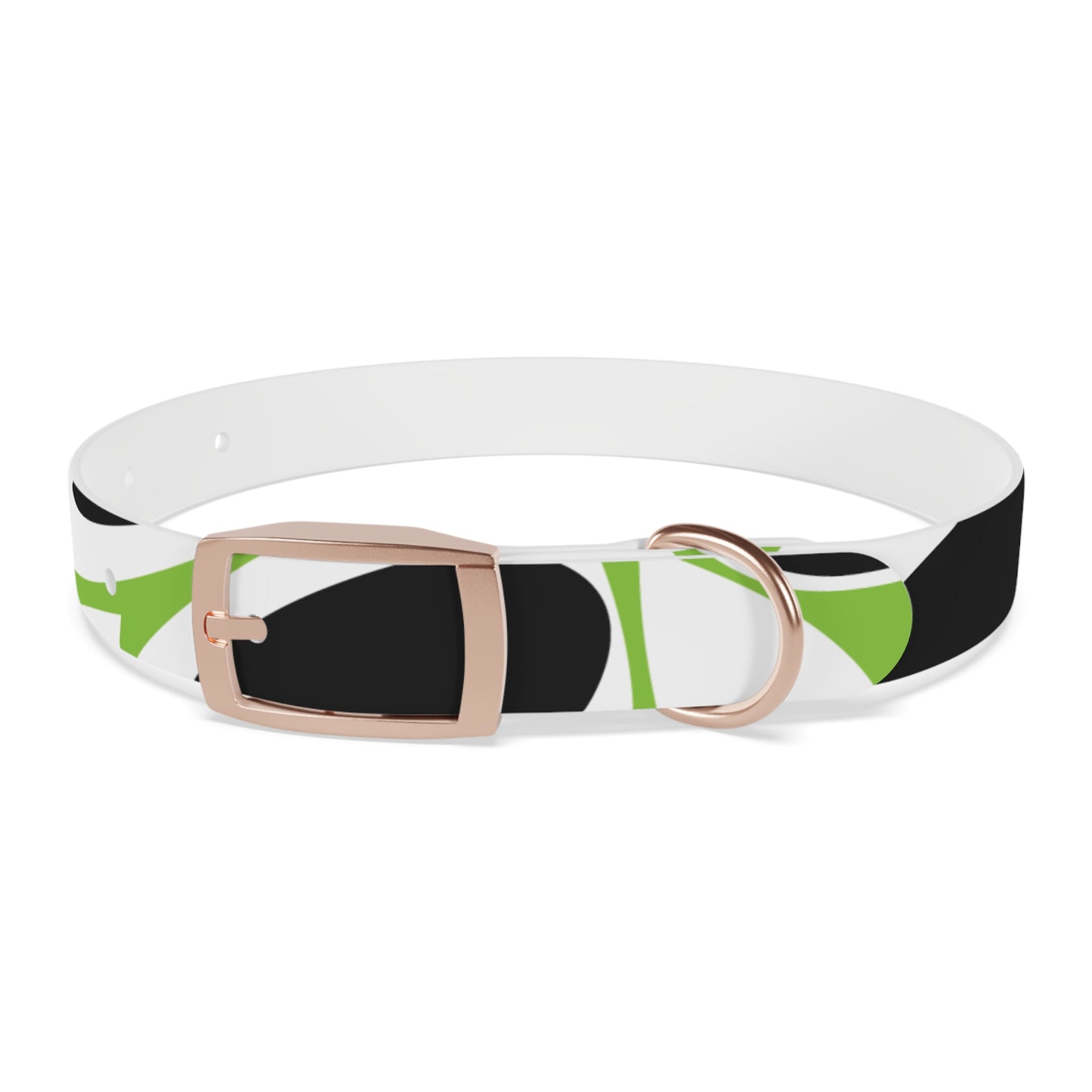 Lime Vivid Petal Edge Dog Collar