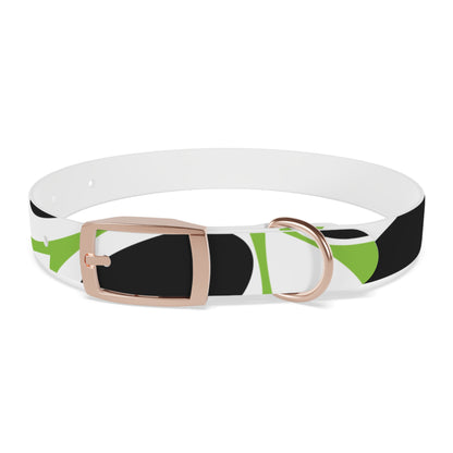 Lime Vivid Petal Edge Dog Collar