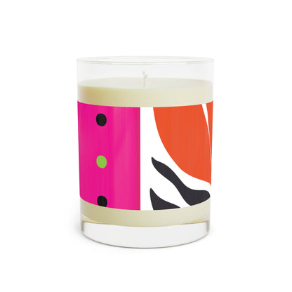 Orange Petal Pop Scented Candle - Full Glass, 11oz