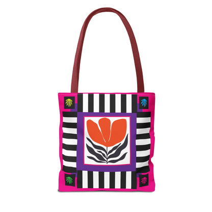 Orange Petal Pop Tote Bag