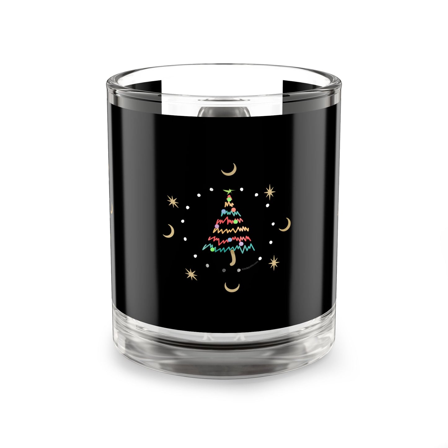 Holiday Trees Glass Mug, 10oz