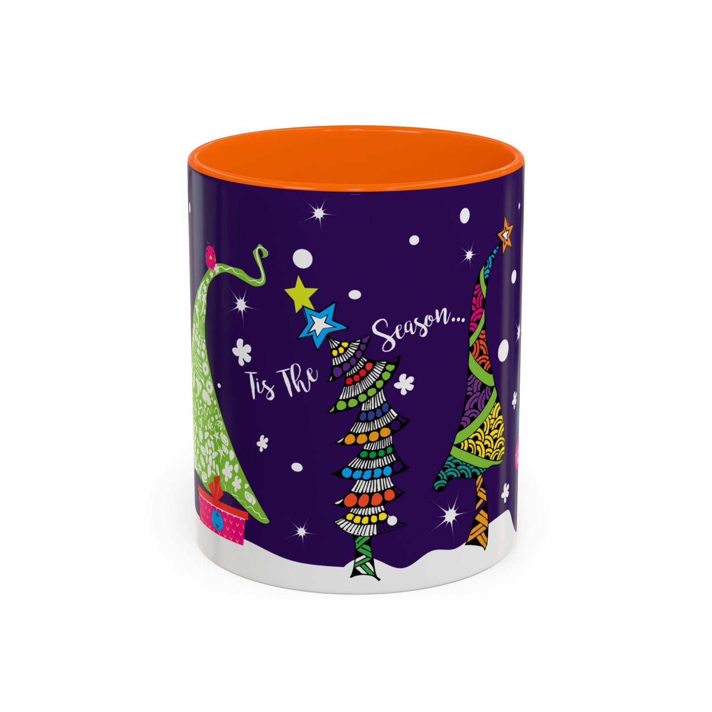 Holiday Trees Accent Coffee Mug (11, 15oz)