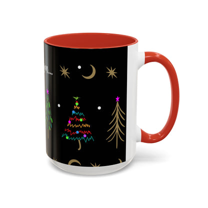 Many Colorful  Trees Accent Coffee Mug (11, 15oz)