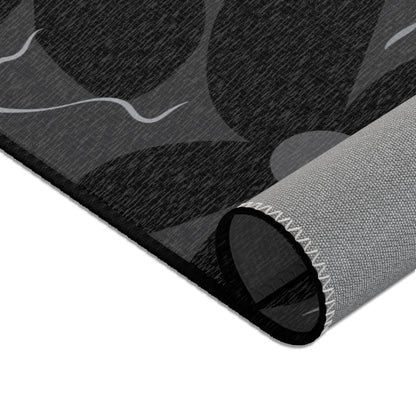 Midnight Modflower Area Rug