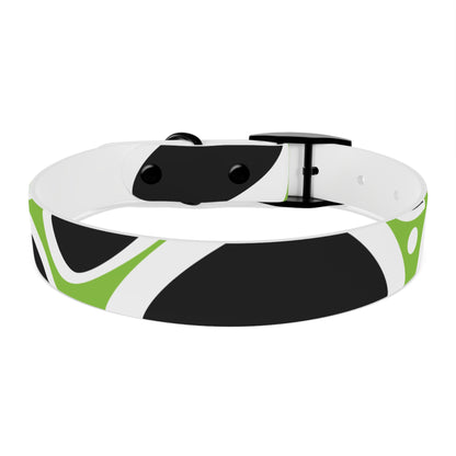 Lime Vivid Petal Edge Dog Collar