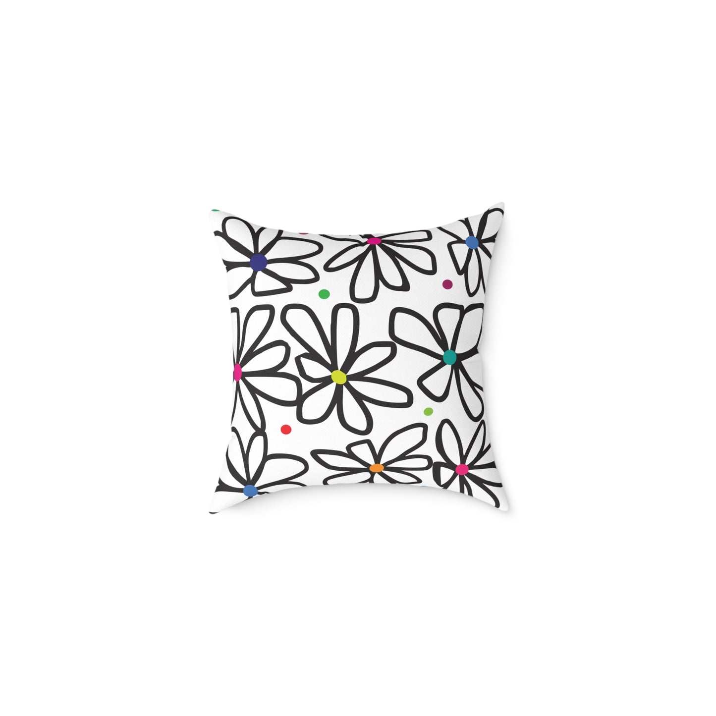Square Poly Canvas Pillow