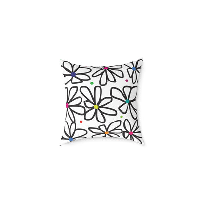 Square Poly Canvas Pillow