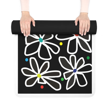 Daisy Dazzle Rubber Yoga Mat