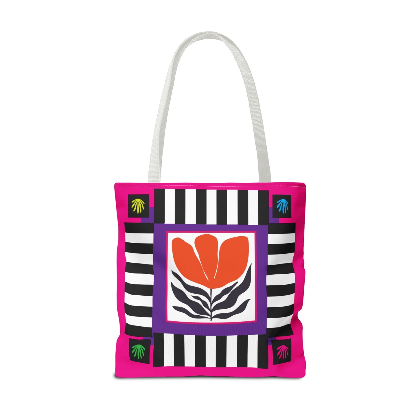 Orange Petal Pop Tote Bag
