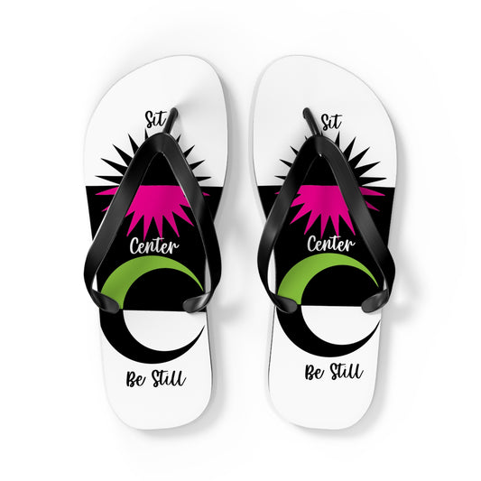 I Love Yoga Flip Flops