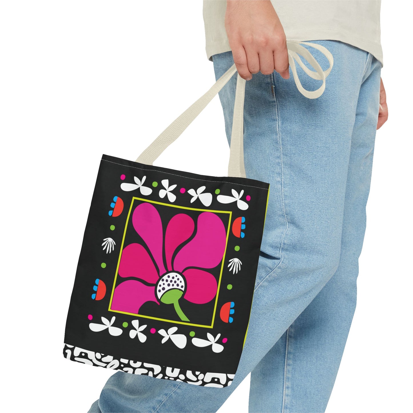 Bloom Noir Tate Bag