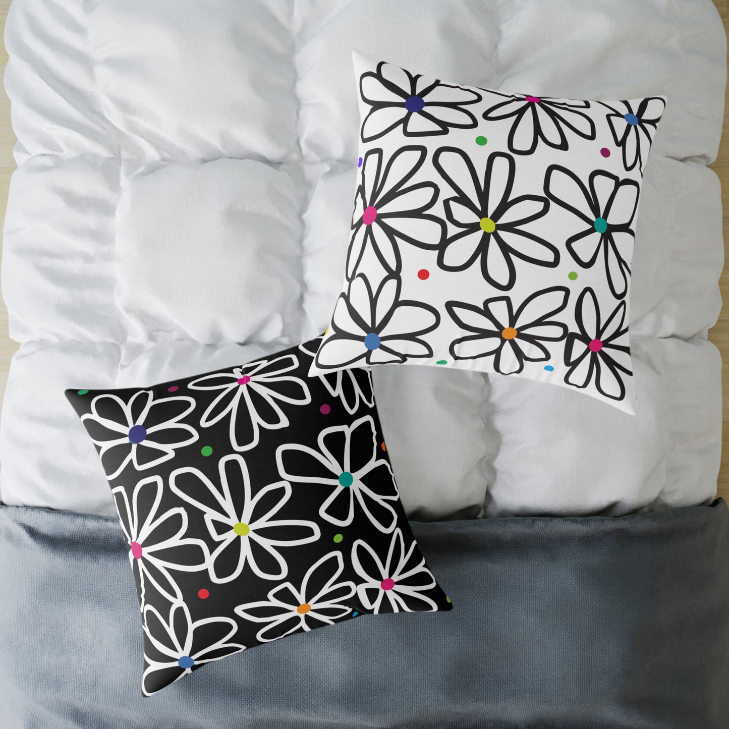 Square Poly Canvas Pillow