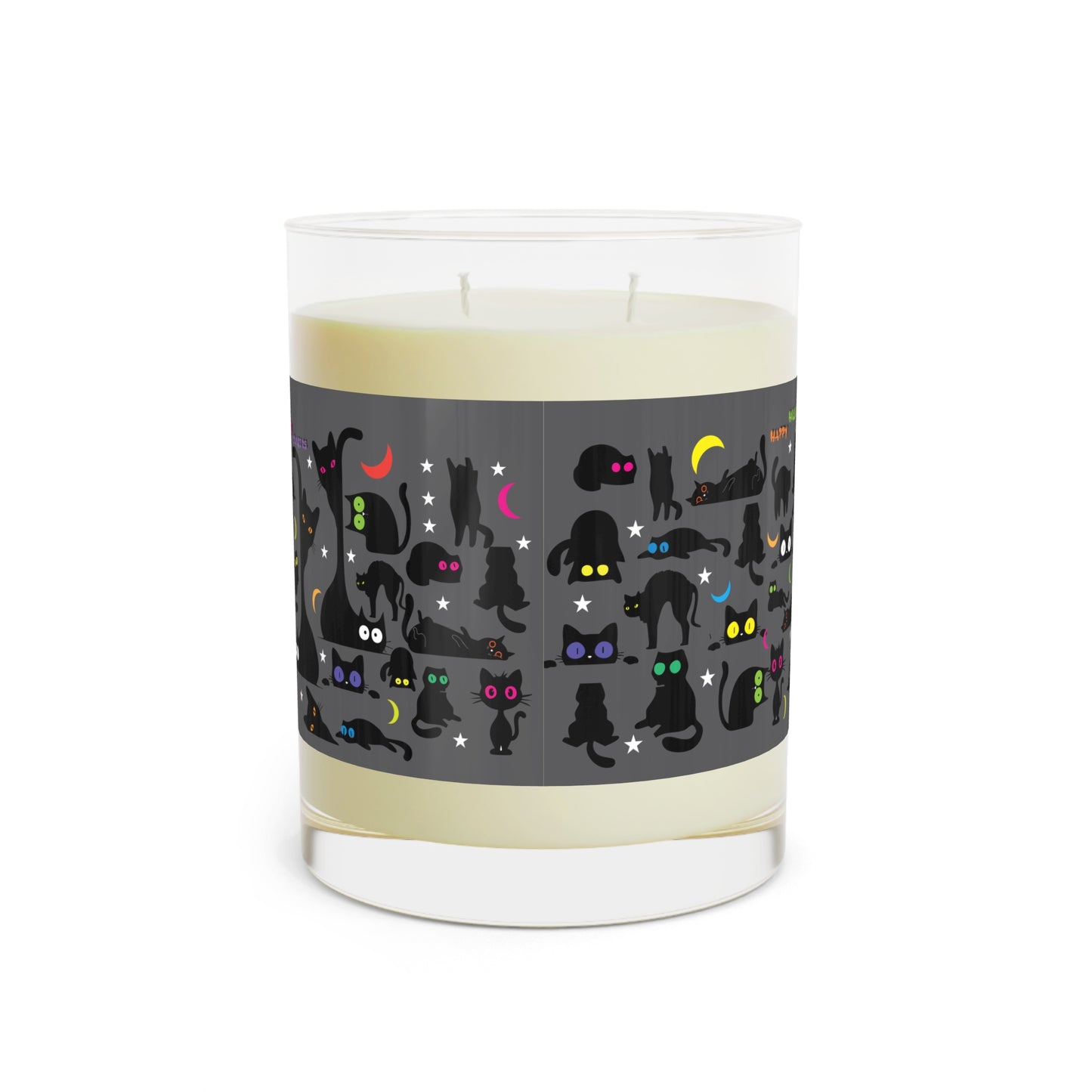 Spooky Whiskers Scented Candle - Full Glass, 11oz