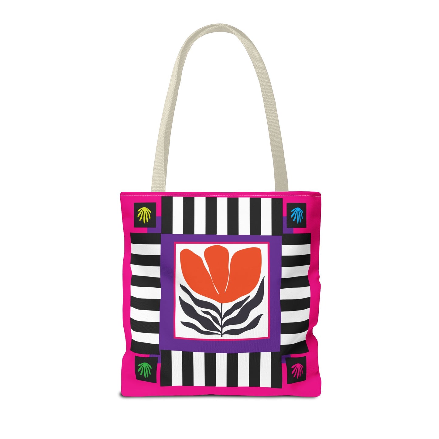 Orange Petal Pop Tote Bag