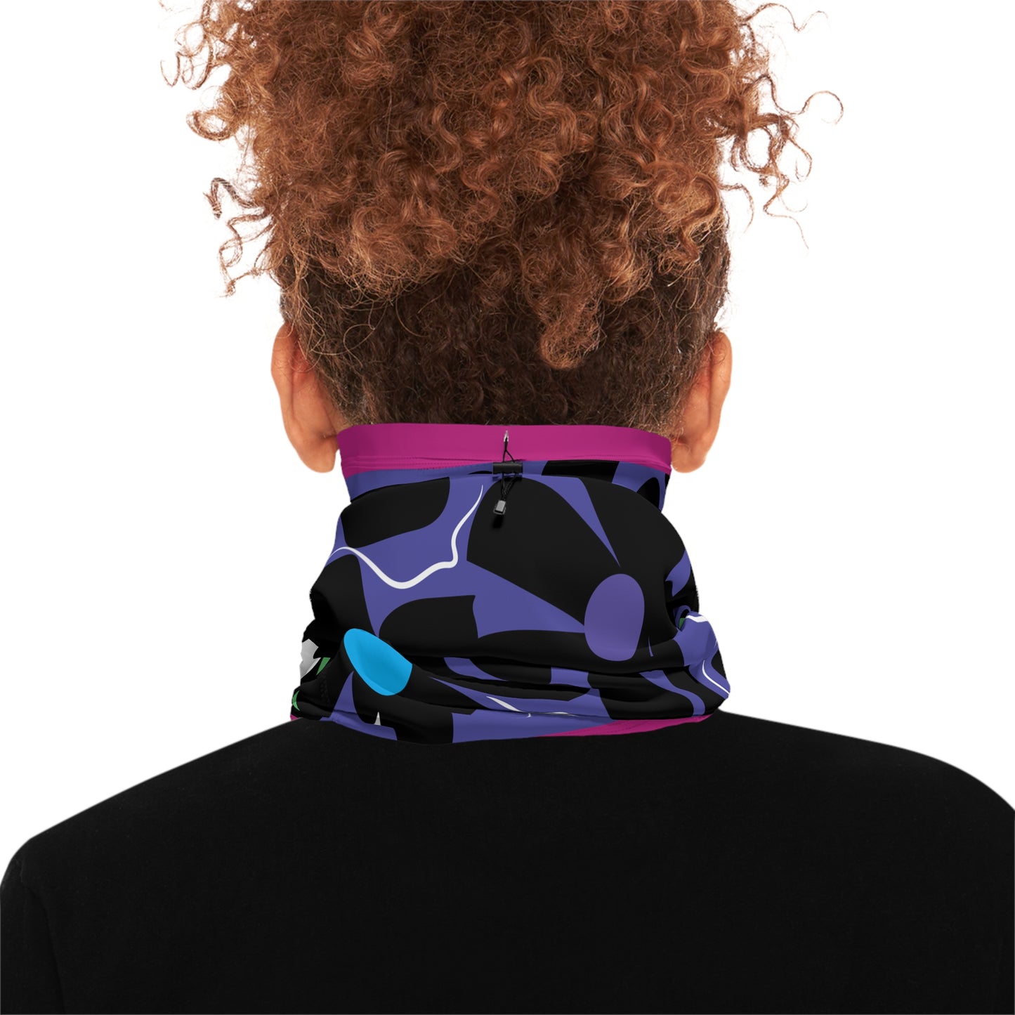 Royal Modflower Winter Neck Gaiter With Drawstring