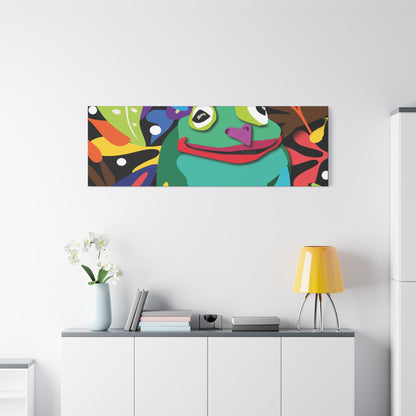 Frogalicous Matte Canvas, Stretched, 1.25"