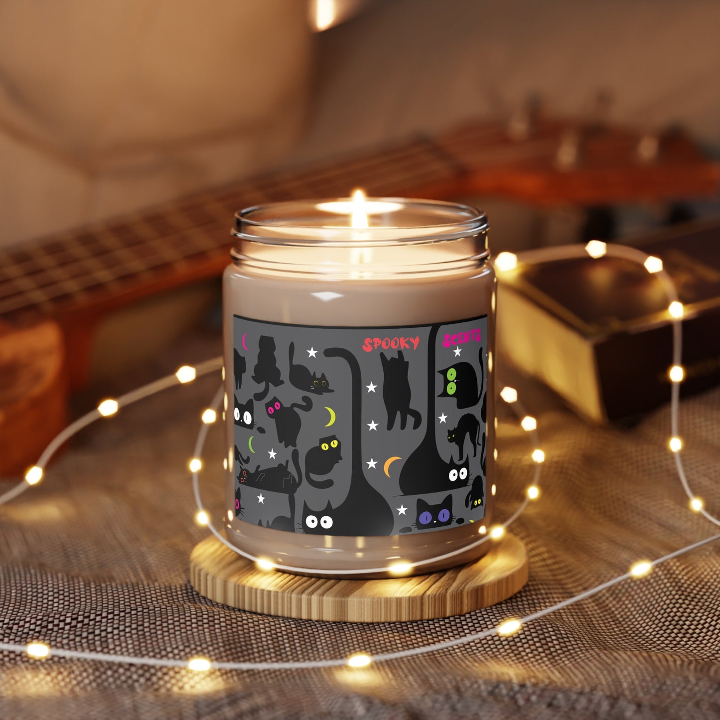 Wicked Whiskers Scented Soy Candles with White Lid, 9oz