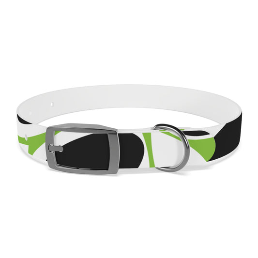 Lime Vivid Petal Edge Dog Collar