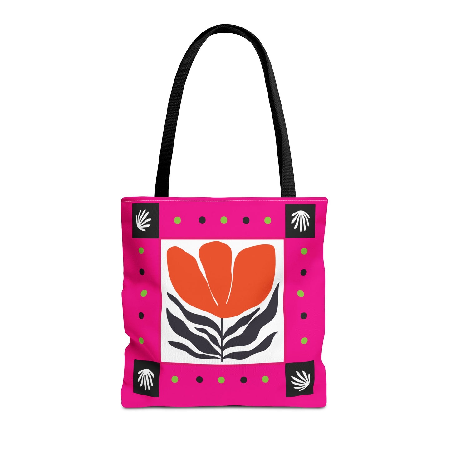 Orange Petal Pop Tote Bag