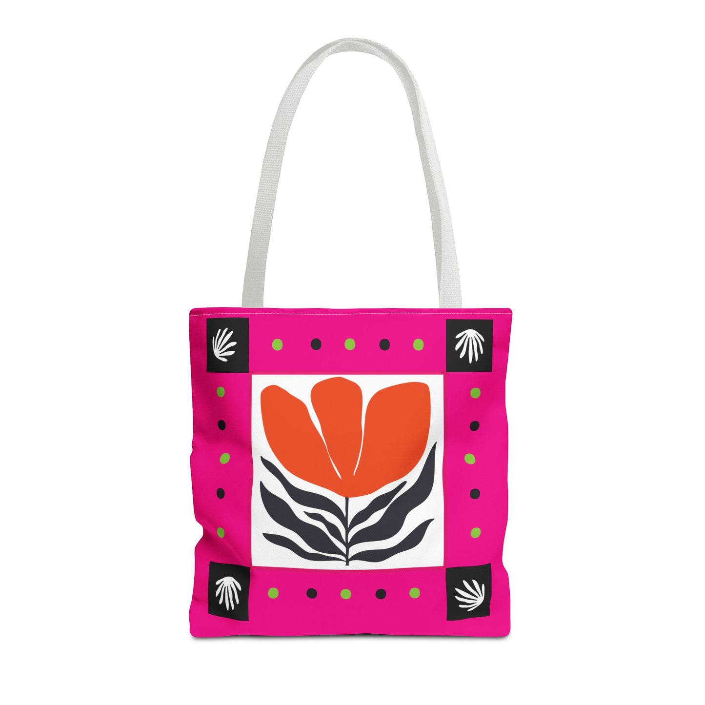 Orange Petal Pop Tote Bag