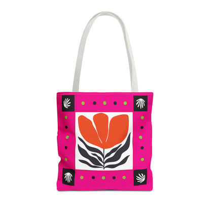 Orange Petal Pop Tote Bag