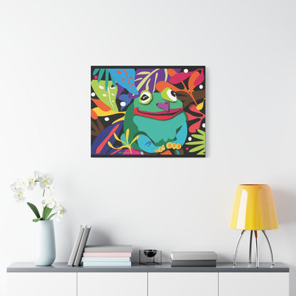Frogalicous Matte Canvas, Stretched, 1.25"
