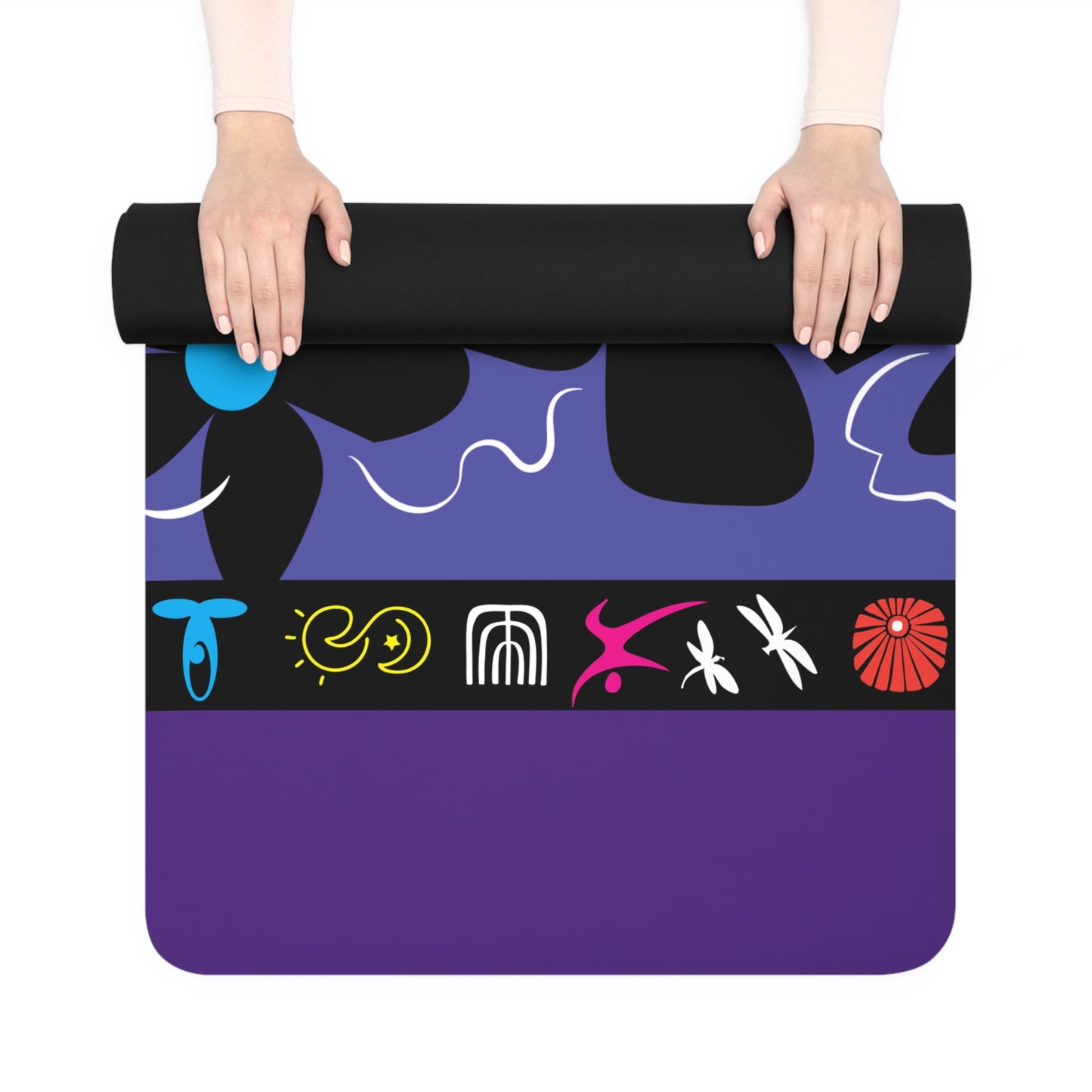 Royal Modflower Rubber Yoga Mat