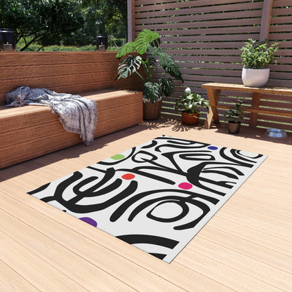 Bold Strokes Outdoor Rug