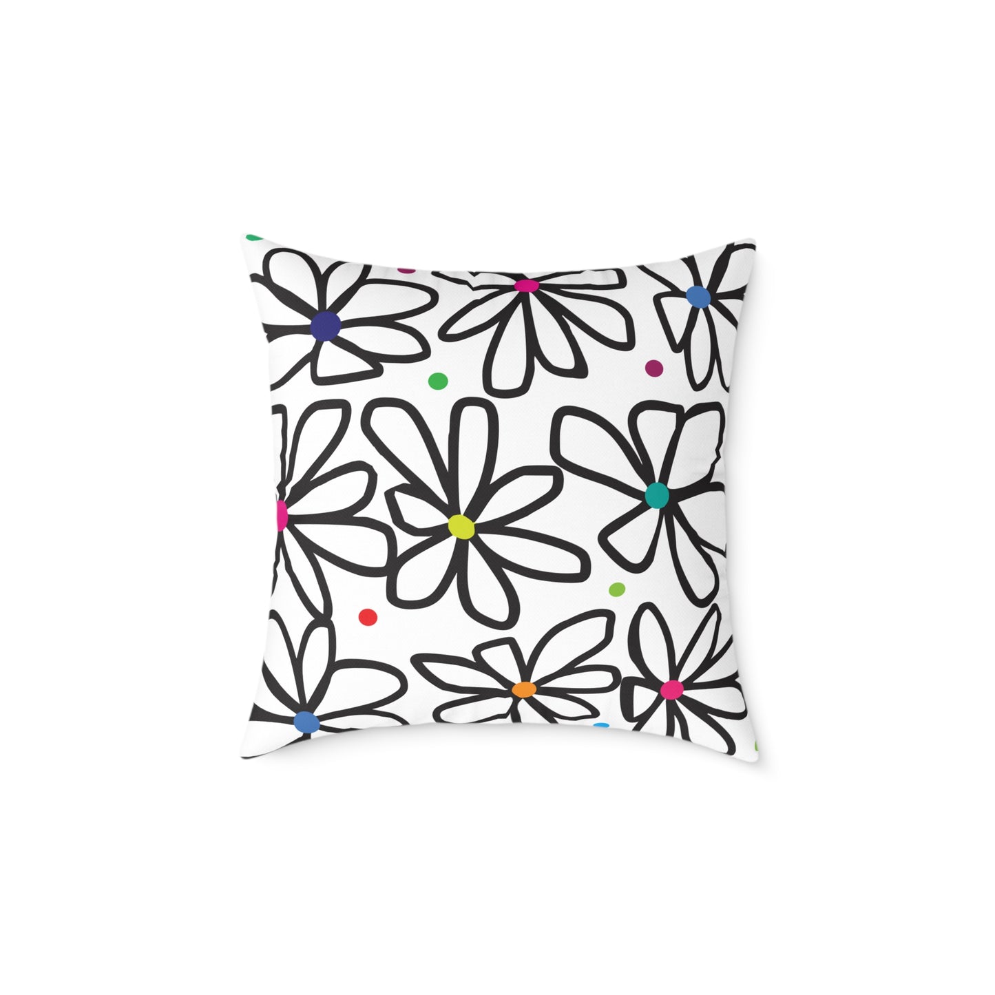 Square Poly Canvas Pillow