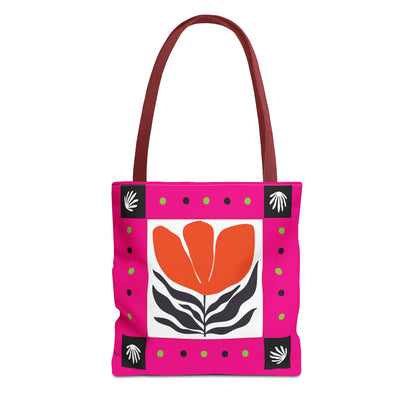 Orange Petal Pop Tote Bag